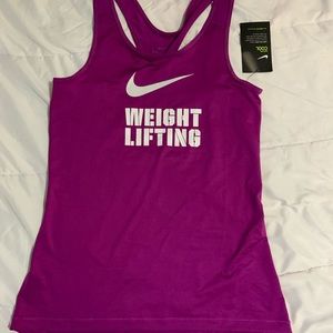 Nike weightlifting tank. Medium
